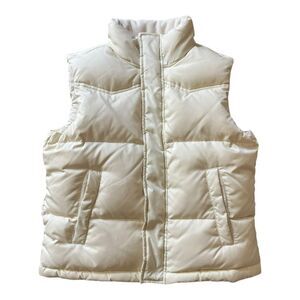 Ralph Lauren Cream Puffer Vest